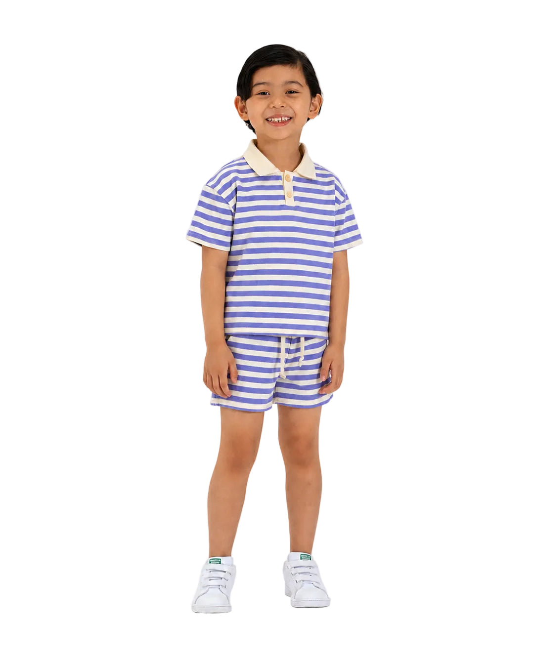 Boys Pastel Cotton T-Shirt and Shorts Set Ages 2–5 | Blu And Giggles