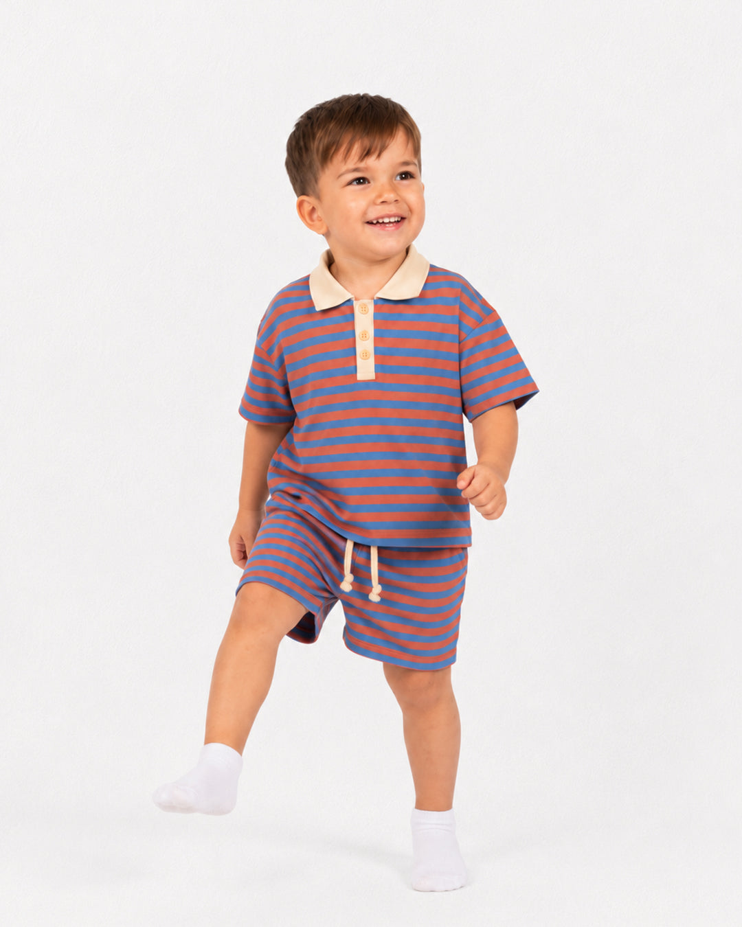 Boys Graphic Cotton T-Shirt and Shorts Set Ages 2–5 | Blu And Giggles