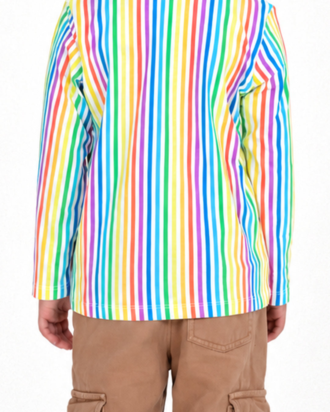 Boys Rainbow Long Sleeve Cotton T-Shirt and Shorts Set Ages 0–5 | Blu And Giggles