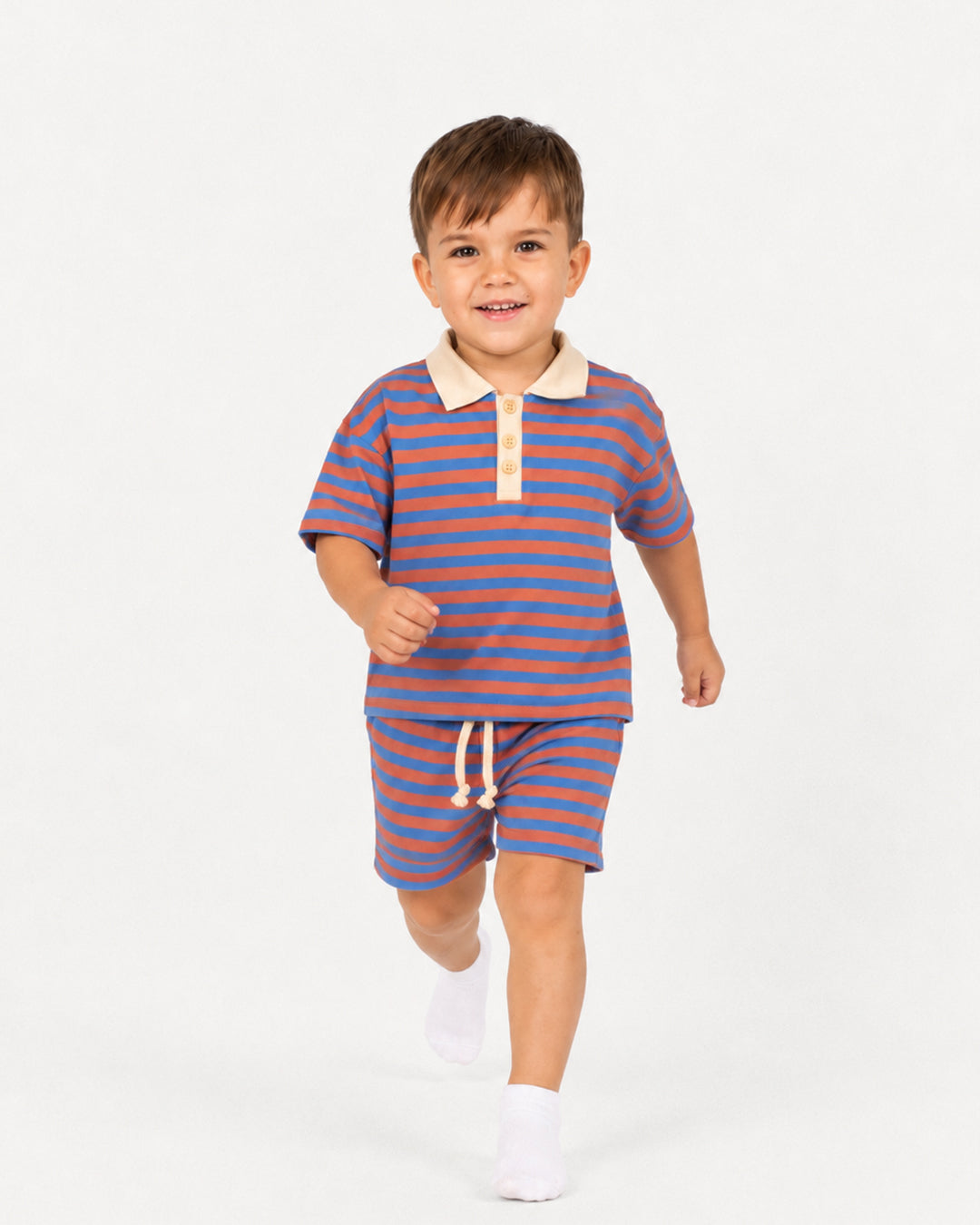 Boys Graphic Cotton T-Shirt and Shorts Set Ages 2–5 | Blu And Giggles