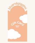 BLU AND GIGGLES GIFT CARD - ORANGE
