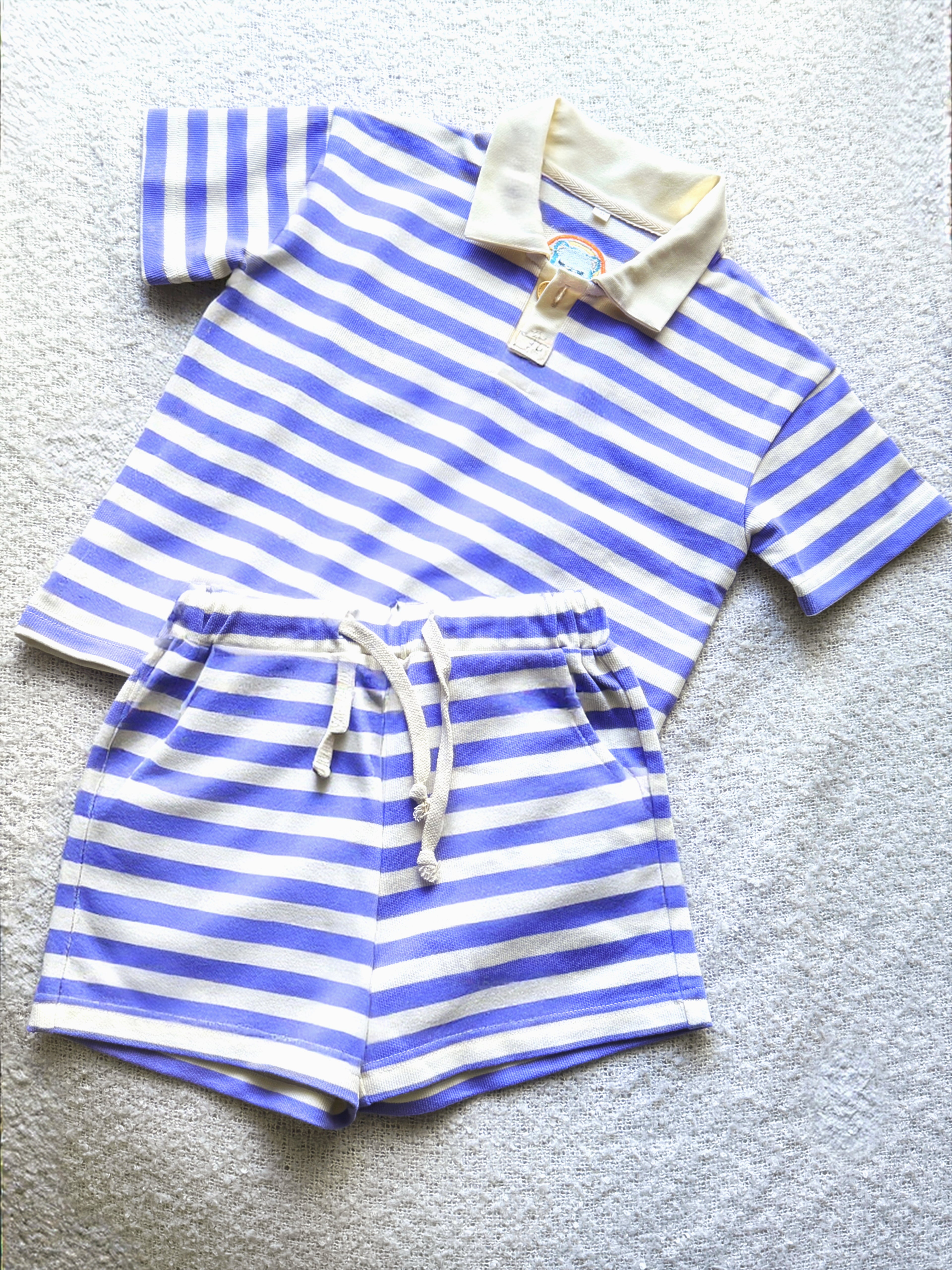 Cotton Striped Co-ord Set for Boys