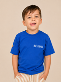 Cotton Graphic Statement T-Shirt and Shorts Set for Boys - Blue